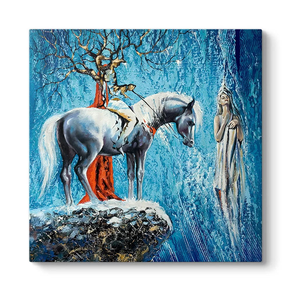 Horse Driver Abst Tablo - Model 3